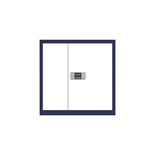 單節(jié)電子密碼鎖-藍(lán)白