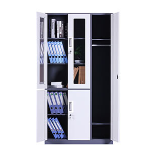 五門更衣柜-藍(lán)白套色